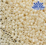 Zdjęcie - Koraliki TOHO Round 8/0 Opaque-Lustered Lt Beige